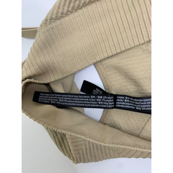 Victoria Secret Pink Active Cream Scoop Neck Seamless Sports Bra Size Small - Picture 10 of 10